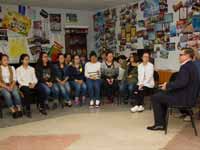 Рабочая встреча А. В. Шункова со студентами из Китая
